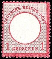 1 Gr. Kleiner Schild Rotkarmin, Tadellos Ungebraucht Mit Originalgummierung, Sehr Gut Gezähnt, Gepr. Gebr. Senf, Mi. 400 - Sonstige & Ohne Zuordnung