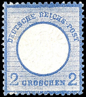 2 Gr. Grauultramarin, Postfrisch, Tadellos, Fotobefund Krug BPP, Mi. 100.-, Katalog: 20 ** - Autres & Non Classés