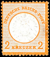 2 Kr. Orange, Ungebraucht, Farbfrisch Und Sehr Gut Geprägt, Oben Ein Kurzer Zahn, Fotobefund Krug BPP, Mi. 650.-, Katalo - Sonstige & Ohne Zuordnung