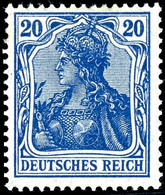 20 Pfg. Violettultramarin, Kriegsdruck, Ungebraucht, Gepr. Dr.Hochstädter BPP, MI. 550,-, Katalog: 87IIb * - Sonstige & Ohne Zuordnung