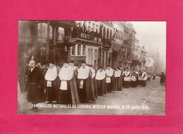 Belgique, Funérailles Nationales Du Cardinal Mercier, Bruxelles, Le  28 Janvier 1926  , Photo, (02) - Beroemde Personen