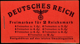 Hitler 1841, 2. Reklameseite Van Dyke Radiergummi, Tadellos Postfrisch, Mi. 130.-, Katalog: MH48.1.1 ** - Booklets