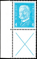 4+X,  Reichspräsidenten 1932, Senkrechter Zusammendruck Mit Rand, Postfrisch, Mi. 120,-, Katalog: S40 ** - Autres & Non Classés