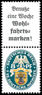 A2+8 Pfg., Nothilfe 1928, Senkrechter Zusammendruck Postfrisch, Mi. 900,-, Katalog: S64 ** - Sonstige & Ohne Zuordnung