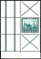 X+8+X, Nothilfe 1930, Senkrechter Zusammendruck Mit Bogenrand Und Links Mit Zwischenstegen, Postfrisch, Mi. 500,-, Katal - Sonstige & Ohne Zuordnung