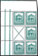 8+X+8 Pfg., Nothilfe1931,senkrechter Zusammendruck, Oberrand-Bogenteil Mit Zwischenstegen Links Und 3mal 8 Pfg. Rechts,  - Sonstige & Ohne Zuordnung