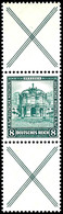 Nothilfe 1931, X + 8 Pfg + X, Senkrechter Zusammendruck, Tadellos Postfrisch, Mi. 400.-, Katalog: S95 ** - Autres & Non Classés