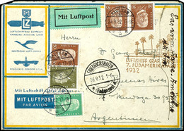 1932, 7. Südamerikafahrt, Auflieferung Friedrichshafen, Brief Aus HAUSAHM 24.9. Mit Reichspräsidentenfrankatur Nach Buen - Sonstige & Ohne Zuordnung