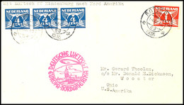 Niederlande: 1936, 8. Nordamerikafahrt, Brief Aus ROTTERDAM 14.IX. Nach Ohio, Pracht, Katalog: Si.437B BF - Autres & Non Classés