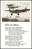 1940, (ca.), "Denn Wir Fahren Gegen ...", Nr.7 S/w Karte, Verlag Franke/Hamburg, Ungebraucht, Erh. I  BF - Altri & Non Classificati