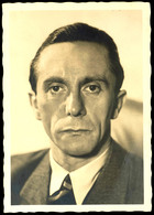 1940 (ca.), Goebbels, S/w-Fotokarte, Photo-Hoffmann Nr. 27, Blanko, Eckbug Unten Rechts, Sonst Gut Erhalten  BF - Autres & Non Classés