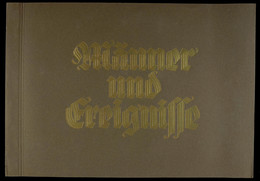 1933, "Männer Und Ereignisse Unserer Zeit", Sammelalbum - Komplett Mit 250 Bildern, 42 Bildseiten U. 4 Textseiten, Greil - Other & Unclassified