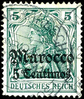 MARRAKESCH (KK) ?/7 11 Fast Vollständig Klar Auf 5 C. Germania (cc), Katalog: 35 O - Marokko (kantoren)