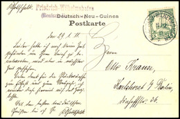 1911, 5 Pfg Kaiseryacht Auf AK "Dorfschönen In Siar", Stempel FRIEDRICH-WILHELMSHAFEN 8/2/11, Adressiert Nach Karlshorst - Other & Unclassified