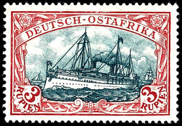 3 Rp. Friedensdruck, Dkl.karminrot, Postfrisch, Gepr. Bothe BPP, Mi. 550,-, Katalog: 39IAa ** - Afrique Orientale