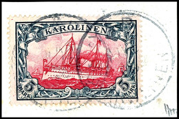 3 Pfennig Bis 5 Mark Gestempelt/Briefstück, Kabinettsatz, Michel 1000,-  Hohe Werte Signiert Pfenniger, Richter, Katalog - Caroline Islands