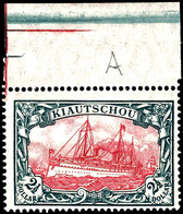 2 1/2 Dollar Kaiseryacht, Kriegsdruck In A-Zähnung Tadellos Postfrisch, Fotoattest Jäschke-Lantelme BPP (2019) : "in Feh - Kiautschou