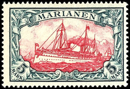 5 M. Kaiseryacht, Tadellos Ungebraucht, Fast Volle Originalgummierung Mit Nur Kleiner Haftstelle, Mi. 200.-, Katalog: 19 - Isole Marianne