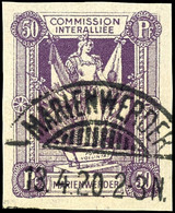 50 Pfennig Frauengestalt, Gestempelt Ungezähnt, Geprüft Klein VPP, MI.450,-, Katalog: 8xU O - Autres & Non Classés