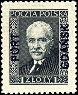 1 Zloty Freimarke, Postfrisch, Kurzbefund Gruber BPP "echt, Einwandfrei" Mi. 180,-, Katalog: 60 ** - Altri & Non Classificati