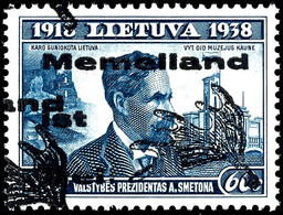 60 Cent. Schwarzblau, Postfrisch Mit Doppelt Gleichstark Verschobenen Und Versetztem Aufdruck, Fotobefund Huylmanns BPP  - Memel (Klaipeda) 1923