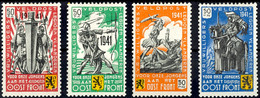 + 50 Fr. Symbolische Darstellungen 1941, Kpl. Satz, Tadellos Postfrisch, Mi. 110.-, Katalog: I/IV ** - Altri & Non Classificati