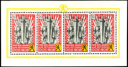 + 50 Fr. Symbolische Darstellungen 1941, Kpl. Kleinbogensatz, Tadellos Postfrisch, Mi. 500.-, Katalog: I/IV KB ** - Altri & Non Classificati