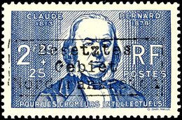 2,25 Fr. + 25 C. Wohltätigkeitsausgabe "Dr. Bernard" Mit Aufdruck In Type II, Tadellos Ungebraucht Mit Voller Originalgu - Autres & Non Classés