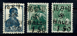 1 Rbl. Auf 10 Kop. Type II, 1,50 Rbl. Auf 15 Und 20 Kop., Je Type III, Postfrisch, Gepr. Zierath BPP, MI. 255,-, Katalog - Altri & Non Classificati