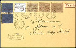 1,50 Krb. Auf Dickem Papier (Type II), 50 K. Mit Abart "Druck Auf Papierrückseite (rau)" (Type II Sowie Mi.-Nr. 4A, 5Ab, - Other & Unclassified