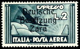 2 L. Eilmarke, Postfrisch, Sign. Ludin, Kurzbefund Brunel (2018): "Die Erhaltung Ist Einwandfrei", Mi. 60,-, Katalog: 31 - Deutsche Bes.: Zara