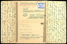 Luftfeldpostbrief Von Obltn. G. Sänger, F.P.Nr. 22536, 97. Jäger-Bataillon, Div. Tiraspol/Südukraine Mit Ausführlichem T - Altri & Non Classificati