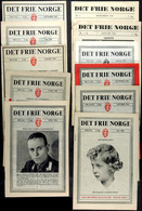 NORWEGEN: 1941/42, 11 Englische Propaganda-Flugblatt-Heftchen "Det Frie Norge", Nrn. 2/7 Und 9/13 (Serie 1941/42 Bis Auf - Other & Unclassified