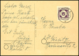 6 Pfg Freimarke Ungezähnt Auf Orts-Postkarte Von "GÖRLITZ 3 20.12.45", Allseits Breit Gerandet Und Tadellos, Karte Horiz - Goerlitz