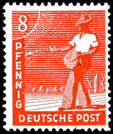 8 Pfg. Arbeiter, Dünnes Papier, Postfrisch, Gepr. Schlegel BPP, Mi. 300,-, Katalog: 945y ** - Sonstige & Ohne Zuordnung