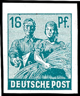 16 Pfg. Arbeiter Ungezähnt, Postfrisch, Gepr. Schlegel BPP, Mi. 300,-, Katalog: 949U ** - Sonstige & Ohne Zuordnung