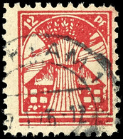 12 Pf. Bräunlichrot, Tadellos, Gest., Gepr. Kramp BPP, MI. 350,-, Katalog: 18IId O - Altri & Non Classificati