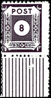 8 Pf. Schwarzviolett, Zähnung Coswig III, Tadellos Postfrisch, Gepr. Ströh BPP, Mi. 240,-, Katalog: 44DIIIb ** - Sonstige & Ohne Zuordnung