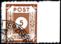 5 Pfg Ziffern Mit Handrädchendurchstich 9 3/4 Bis 10 Vom Postamt Seiffen (sog. Postmeistertrennung), Tadellos Gestempelt - Sonstige & Ohne Zuordnung
