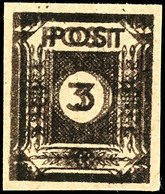 3 Pf. Dreifachdruck, Tadellos Postfrisch, Type I, Gepr. Ströh BPP, Katalog: 51avyDDD ** - Sonstige & Ohne Zuordnung