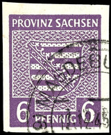 6 Pfg. Dunkelgrauviolett, Gestempelt, Signiert Ströh BPP, Mi. 120.-, Katalog: 69Xc O - Sonstige & Ohne Zuordnung