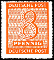 8 Pf. Mit Postmeistertrennung Roßwein, Wz.Y, Tadellos Postfrisch, Gepr. Ströh BPP, Katalog: 118DY ** - Sonstige & Ohne Zuordnung
