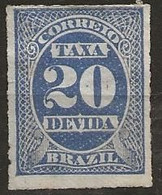 Timbre Bresil 1880 Yvt 11 - Timbres-taxe