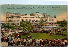 New Jersey - Beautiful Club House And Walking Ring, Monmouth Park Race Course, Oceanport - Autres & Non Classés