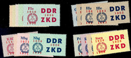 1964, Laufkontrollzettel Kpl. (17 Werte), Tadellos Postfrisch, Mi. 400.-, Katalog: 16/30 ** - Other & Unclassified