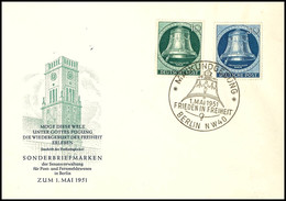 10 U. 30 Pfg. Glocke Auf Amtlichem FDC, Mi. 200.-, Katalog: 76,78 BF - Sonstige & Ohne Zuordnung