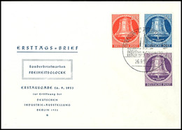 20 - 40 Pfg. Freiheitsglocke Mit Sonderstempel Auf FDC, Mi. 420.-, Katalog: 103/05FDC BF - Sonstige & Ohne Zuordnung