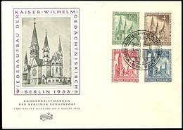 Gedächtniskirche Kpl. Auf Tadellosen FDC Mit Sonderstempel, Mi. 400,-, Katalog: 106/09FDC BF - Sonstige & Ohne Zuordnung