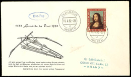 5 Pfg Da Vinci Auf Blanko-Schmuck-FDC Von "(14a) LORCH 15.4.52", Tadellos, Mi. 200.-, Katalog: 148FDC BF - Sonstige & Ohne Zuordnung