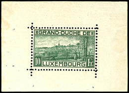 1923, Blockausgabe Prinzessin Elisabeth, Type II, Ungebraucht Mit Originalgummierung, Ca. 3 Mm Formatverkürzung Am Unter - Altri & Non Classificati